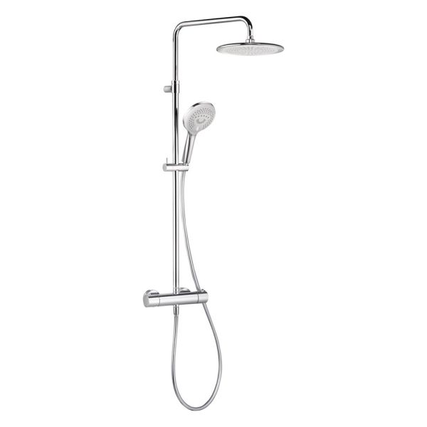 Kludi Freshline Thermostat Dual Shower System für Wandmontage, chrom 6709205-00