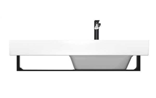 Catalano Zero UP 75 Waschtisch Becken rechts, Ablage links, 75x50cm, weiß CATAglaze+