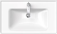Vorschau: Duravit D-Neo Möbel-Set 80cm mit Waschtisch, Waschtischunterschrank und rechteckigem Spiegel