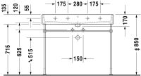 Vorschau: Duravit Vero Air Waschtisch rechteckig 100x47cm, mit Überlauf, mit Wondergliss, weiß 23501000601