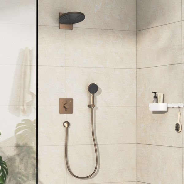 Hansgrohe DuoTurn Q Mischer Unterputz für 2 Verbraucher, brushed bronze