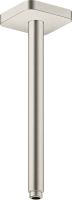 Vorschau: Axor ShowerSolutions Deckenanschluss 30cm softsquare, stainless steel 26966800