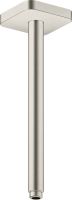 Axor ShowerSolutions Deckenanschluss 30cm softsquare, stainless steel 26966800