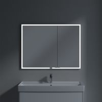 Vorschau: Villeroy&Boch My View Now LED-Einbau-Spiegelschrank 100x75cm A4561000