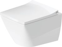 Vorschau: Duravit Viu Wand-WC 48x37cm, eckig, rimless, weiß 2573090000