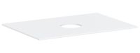Vorschau: hansgrohe Xevolos E Konsole 78x55cm für Aufsatzwaschtisch mittig ohne Hahnloch weiß matt 54328700