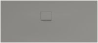 Villeroy&Boch Squaro Infinity Quaryl®-Duschwanne 170x75cm, Eckeinbau links gegen Wand, grey UDQ1775SQI2LV-3S