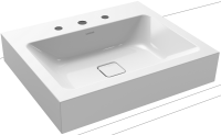 Vorschau: Kaldewei Cono Aufsatzwaschtisch 60x50x12cm, mit Perl-Effekt Mod.3085