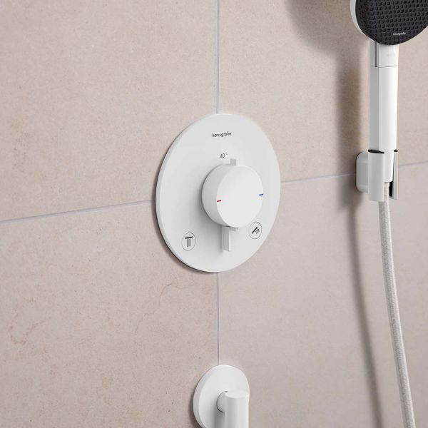 hansgrohe Ecostat Comfort S UP 2 Funktionen Sicherungskombination weiß matt 33718700