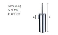 Vorschau: Smedbo House WC-Bürste Wandmontage, chrom