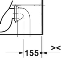 Vorschau: Duravit Balcoon Stand WC für Kombination, clay terra matt