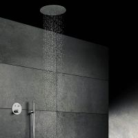 Vorschau: Steinberg Relax Rain Regenpaneel, Ø50cm, edelstahl poliert