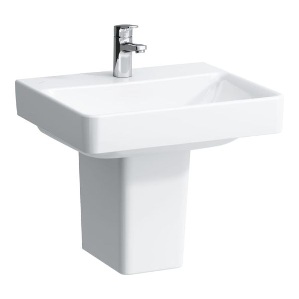 Laufen Pro S Waschtisch 55x46,5cm, 1 Hahnloch ohne Überlauf, weiß