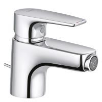 Kludi Pure&Solid Bidet-Einhandmischer mit Ablaufgarnitur, chrom 342160575