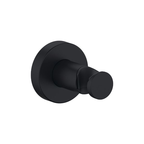 Duravit Brausehalter, rund, schwarz matt