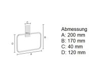 Vorschau: Smedbo Pool Handtuchring, chrom