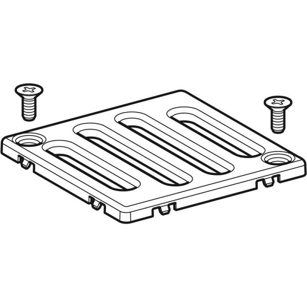 Geberit Designrost Rost verschraubbar, 8x8cm