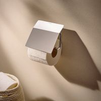 hansgrohe AddStoris S Papierrollenhalter mit Deckel, chrom