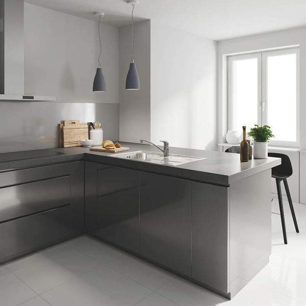 Grohe Eurodisc Einhand-Spültischbatterie Niederdruck, chrom