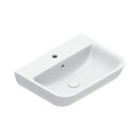 Catalano Italy Waschtisch 60x50cm, weiß CataGlaze+ 1 Hahnloch 0720601001