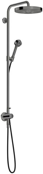 AXOR One Duschsystem Unterputz mit Thermostat & Duschkopf 280, 1jet, EcoSmart polished black chrome 48797330