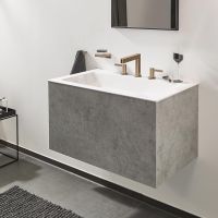 Vorschau: hansgrohe Finoris 3-Loch Waschtischarmatur 110, brushed bronze