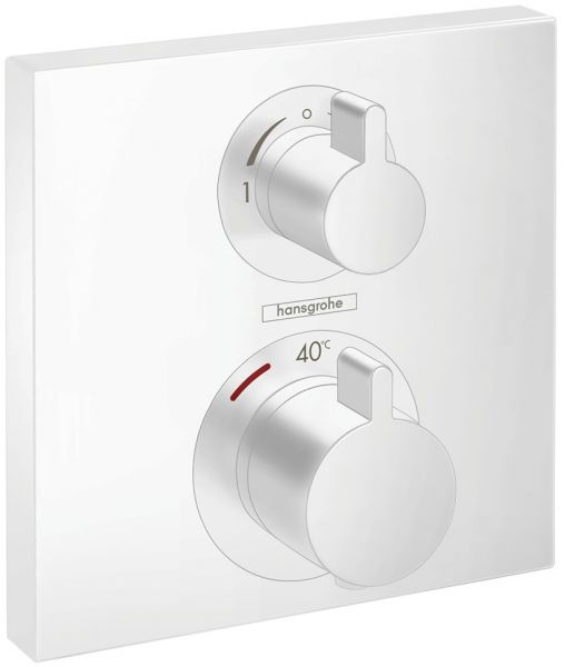 Hansgrohe Ecostat Square Thermostat Unterputz für 2 Verbraucher