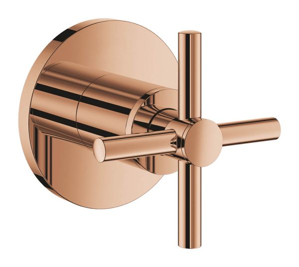 Grohe Atrio Unterputz-Ventil-Oberbau mit Kreuzgriff, warm sunset 29396DA0