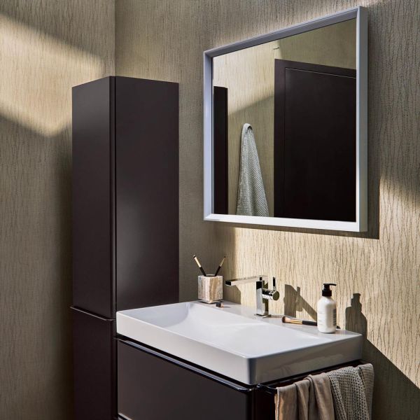 hansgrohe Xelu Q Waschtisch 80x48cm mit Hahnloch, weiß