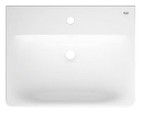 Vorschau: Grohe Euro Keramik Waschtisch 60cm, Hahnloch, ohne Überlauf, weiß