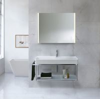 Vorschau: Duravit DuraSquare Metallkonsole Wandhängend zu Waschtisch 235310, chrom 0031041000