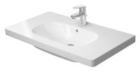 Vorschau: Duravit D-Code Waschtisch rechteckig 85x48cm, mit 1 Hahnloch und Überlauf, weiß 03428500002