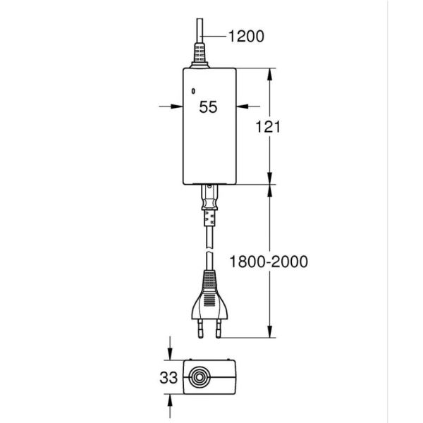Grohe F-digital Deluxe Netzteil für Steuereinheit 5.0