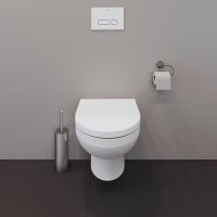 Vorschau: Duravit Duravit No.1 Wand-WC 48x36,5cm, oval, HygieneGlaze, weiß 2575092000