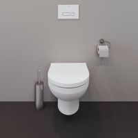 Vorschau: Duravit Duravit No.1 Wand-WC 48x36,5cm, oval, rimless, weiß 2575090000