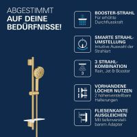 Vorschau: Grohe Vitalio Joy+ 120 Brausestangen-Set, 3 Strahlarten, cool sunrise gebürstet