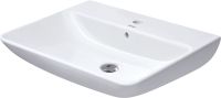 Vorschau: Duravit ME by Starck Waschtisch rechteckig 65x49cm, mit Hahnloch und Überlauf, WonderGliss, weiß 23356500001