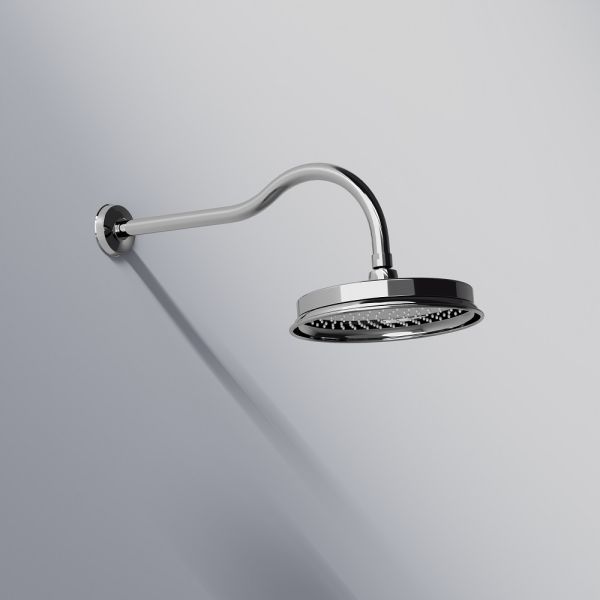 Steinberg Regenbrause mit Brausearm, Easy Clean Ø225mm