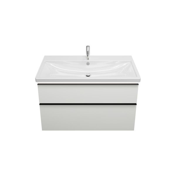 Burgbad Eqio Keramik-Waschtisch 103cm mit Unterschrank & LED-Beleuchtung