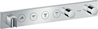 Vorschau: Axor ShowerSolutions Thermostatmodul Select 60090 Unterputz für 4 Verbraucher chrom 18357000 