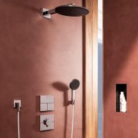 Vorschau: hansgrohe Raindance Alive S Duschkopf 300 2 Strahlarten mit Brausearm chrom 24541000