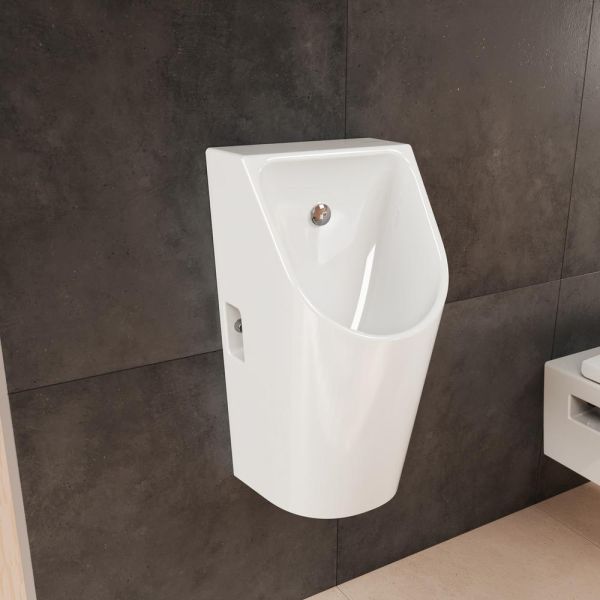 Hansgrohe EluPura Original S Urinal, Zulauf von hinten, spülrandlos, weiß