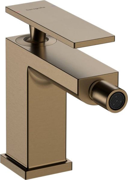 Hansgrohe Tecturis E Einhebel-Bidetmischer mit Zugstangen-Ablaufgarnitur, brushed bronze 73200140