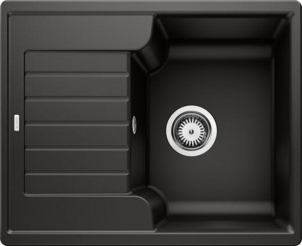 Blanco Zia 40 S Granitspüle SILGRANIT®, ohne Ablauffernbedienung schwarz 526006 1