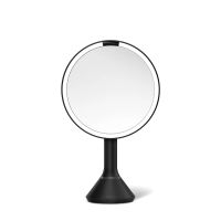 Vorschau: simplehuman LED-Sensorspiegel, Helligkeitsregelung Ø20cm, wiederaufladbar, edelstahl schwarz matt