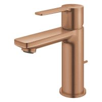 Vorschau: Grohe Lineare Einhebelmischer XS-Size, Ablaufgarnitur, Kaltstart, warm sunset gebürstet 23790DL1