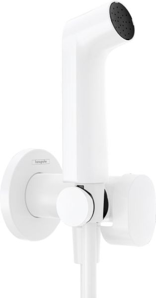 hansgrohe Bidetbrause S für Warmwasser weiß matt 29232700