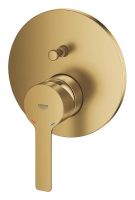 Vorschau: Grohe Lineare Einhand-Wannenbatterie, cool sunrise gebürstet
