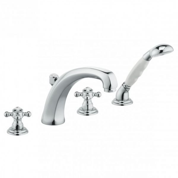 Kludi 1926 Wannenrandarmatur, Zweigriffmischer, chrom 515240520
