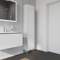 Vorschau: Duravit L-Cube Hochschrank 40x176cm mit 1 Tür, Türanschlag rechts, weiß matt, LC1170R1818